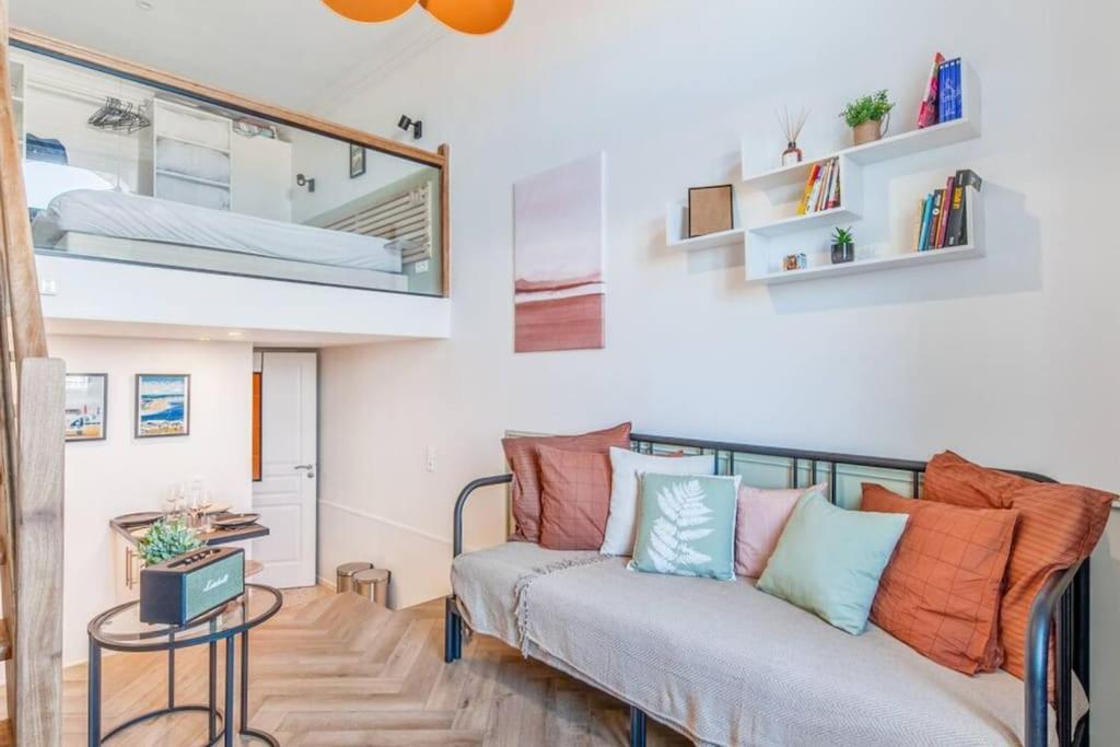 Juste La Plage - Studio Classe 3 Etoiles - Face A La Mer Houlgate Exteriör bild